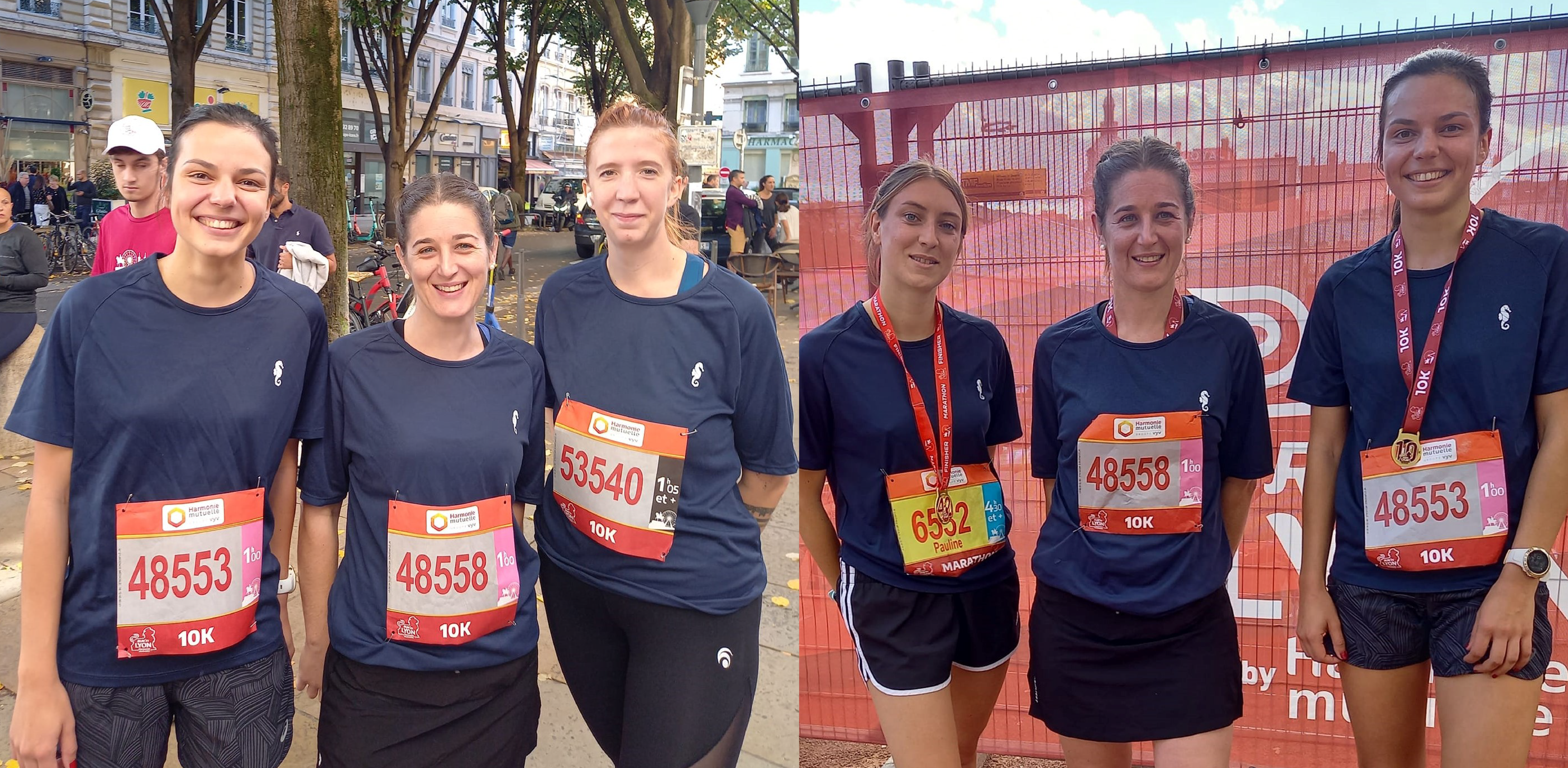 L'équipe Cophaclean pour la Run in Lyon