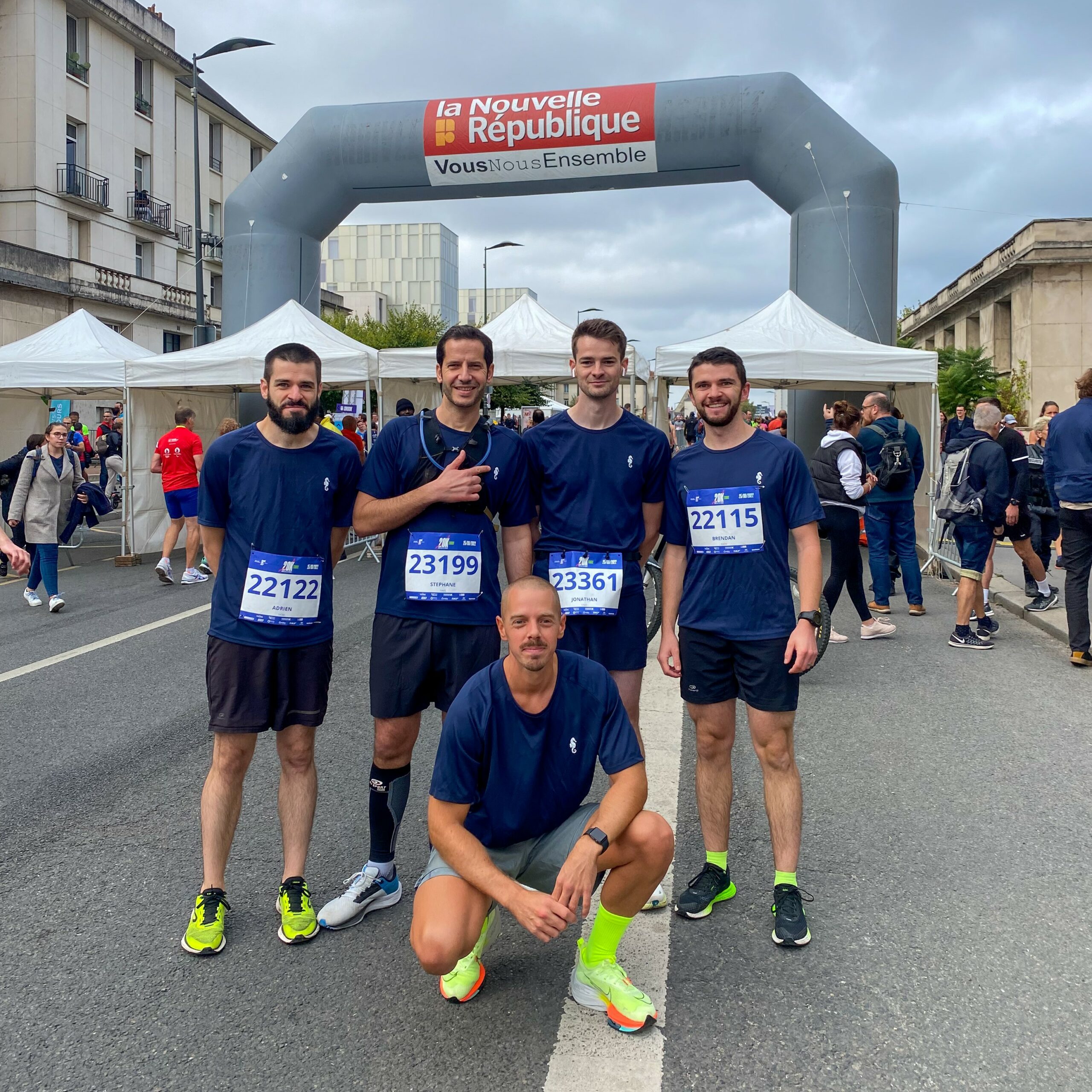 L'équipe Cophaclean pour la Running Loire Valley