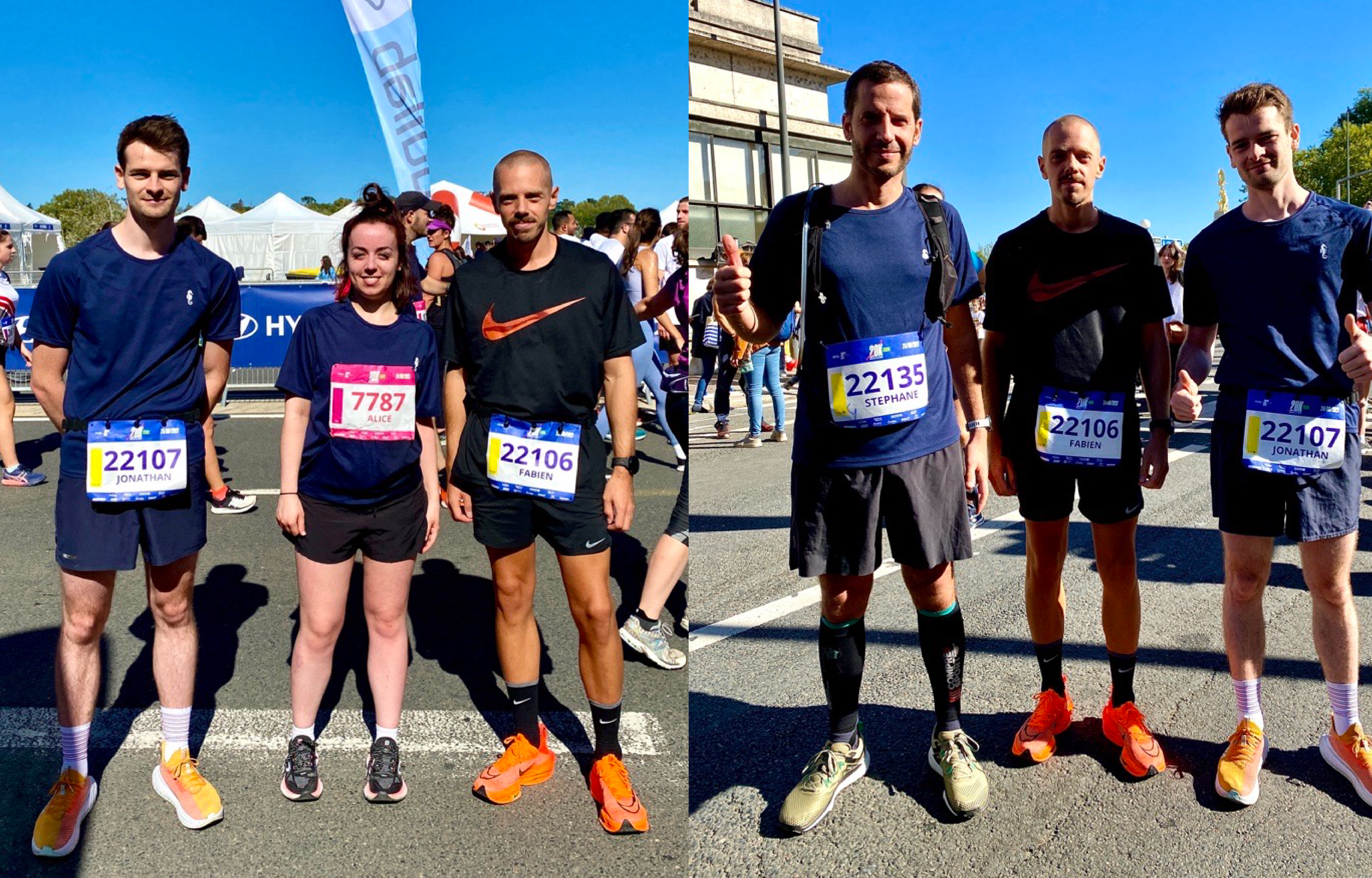 L'équipe Cophaclean pour la Running Loire Valley