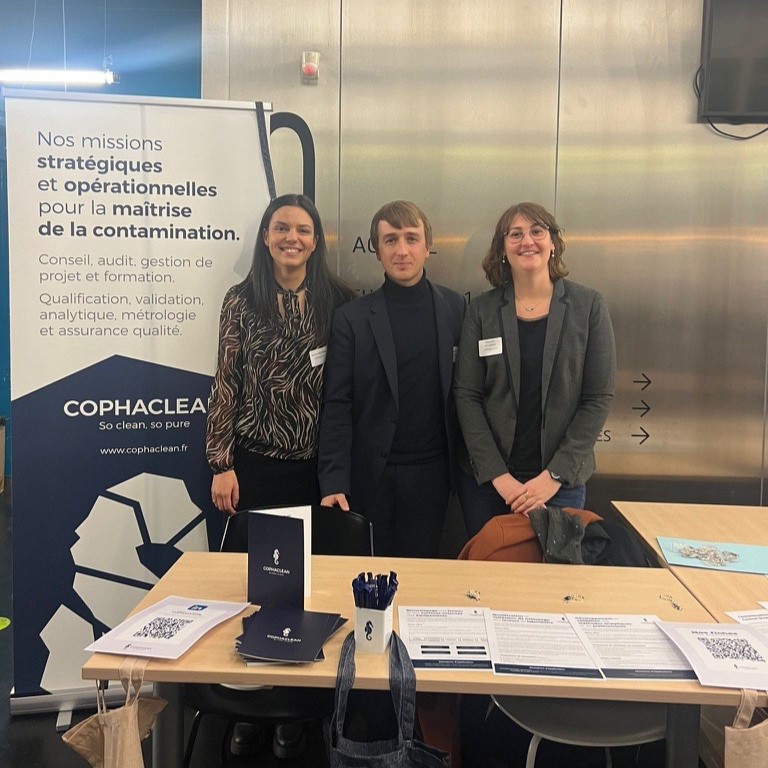 Aurélie, Augustin et Alexandra sur notre stand