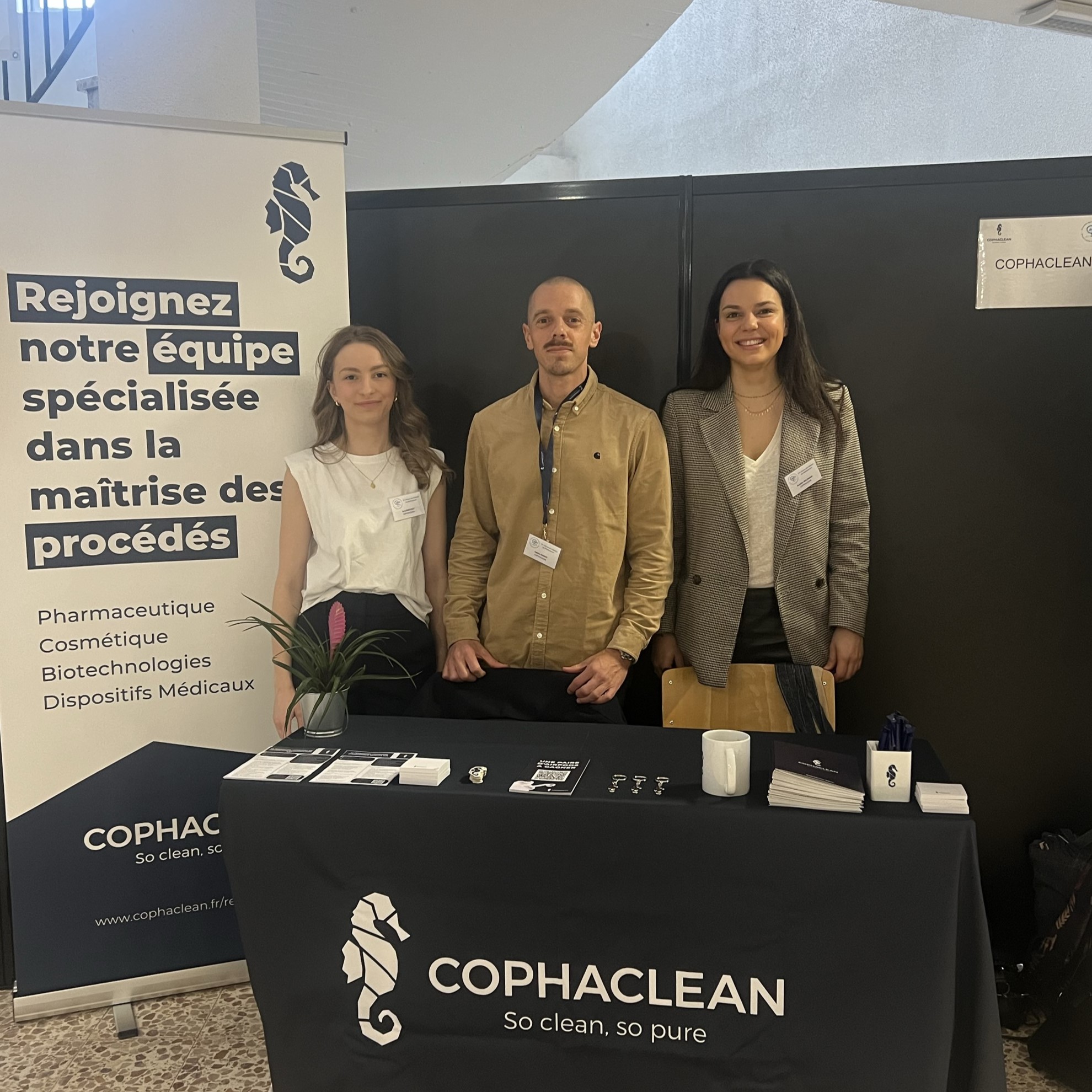 Aurélie, Lory et Fabien vous ont accueilli sur notre stand